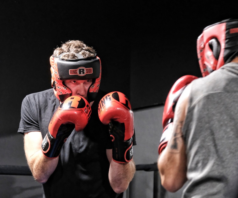 Josh Garellek boxing training